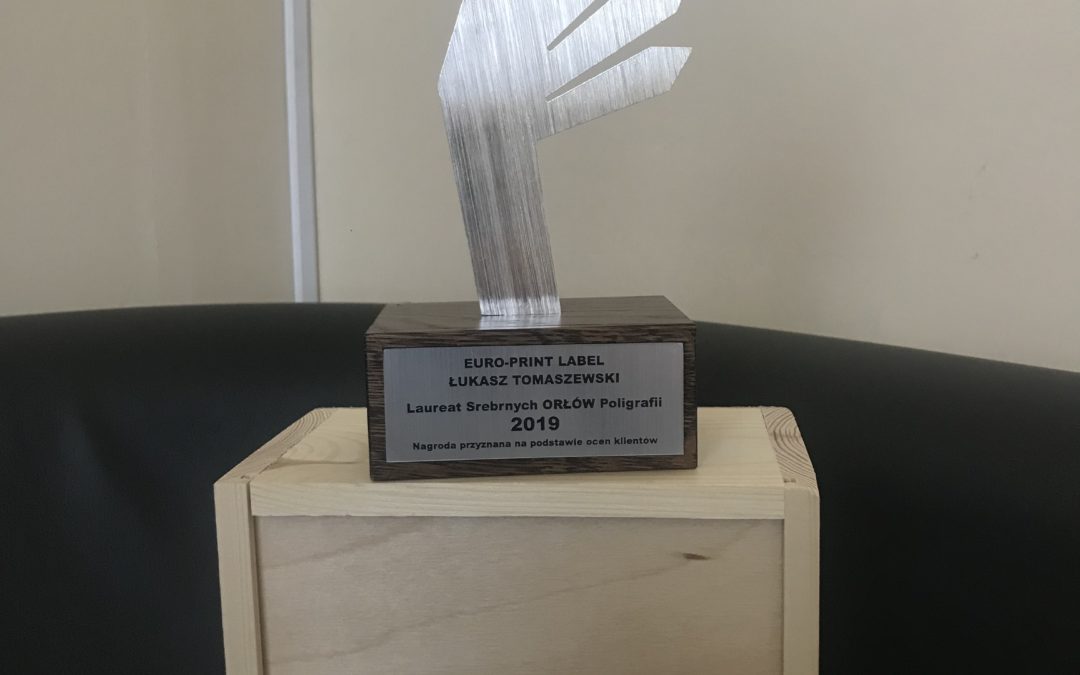 Jesteśmy Laureatem II edycji Orłów Poligrafii!